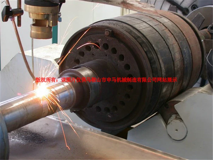 Laser cladding of turbine rotor